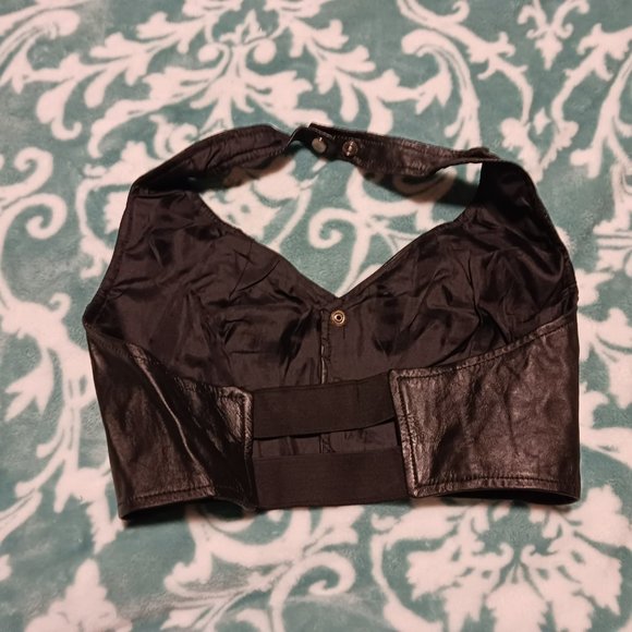 Leather Bralette (Adjustable/Stretch Bands) - Picture 4 of 4